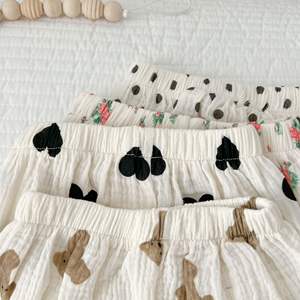 Pantalones Cortos de Algodón para Bebé, Estilo Coreano, Estampado Divertido, Tendencia de Verano, Unisex, Holgados - Product Image 4