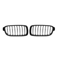 Nouvelle calandre pour Série 3 F30/F35 2012-2019 M3 Noir brillant ABS Ajustement direct 320i/328i/335i Berline 100% compatible