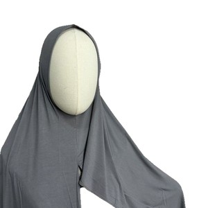 Nouveau Hijab Musulman en Jersey de Bambou Uni, Respirant, Écologique, pour Sports de Plein Air, Quatre Saisons - Product Image 6