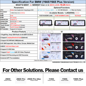 YZG 1920X720 8 + 64GB 12.3 Inch Màn Hình Lớn Android Xe Video Cho <span class=keywords><strong>BMW</strong></span> F10 F11 5 Series 2011 2012 2013 2014 2015 2016 - Product Image 6