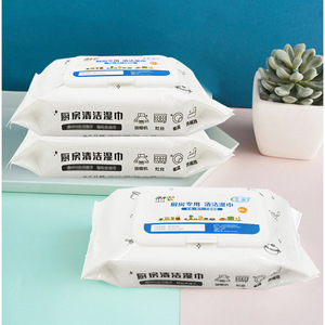 <b>Kitchen</b> Cleaning Wipes Extra Thick Large Pack Disposable Wet Wipes For Household Use - Product Image 3