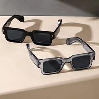 Lot de 2 lunettes décoratives carrées rétro, gadget tendance pour les activités de fête en intérieur