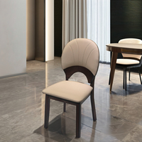 Chaise de salle à manger rembourrée avec dossier, prix promotionnel spécial, chaise de salle à manger en bois amovible