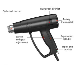 <span class=keywords><strong>Pistola</strong></span> <span class=keywords><strong>de</strong></span> <span class=keywords><strong>Calor</strong></span> Eléctrica para Soldadura <span class=keywords><strong>de</strong></span> Plástico con Pantalla LCD - Product Image 2