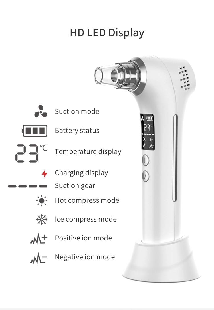 Blackhead Suction Facial Pores Electric Cleansing Device Face Vaccum Blackhead Remover