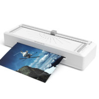 Plastifieuse thermique A4 premium 9,5 pouces, sans préchauffage, machine à plastifier de poche pour bureau avec coupe-papier 2 en 1 IDLM018