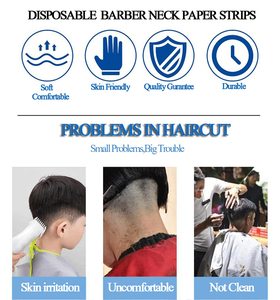Papel Desechable para Cuello de Barbero de Alta Calidad y Gran Volumen, Marca <span class=keywords><strong>WangDa</strong></span>, Guangdong, Herramienta Profesional para Peluquería - Product Image 6