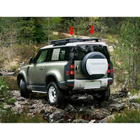 Pièce d'auto Offroad 4x4 accessoires de voiture barres de toit pour 2020 + Defender 90 haute qualité toit Rail porte-bagages