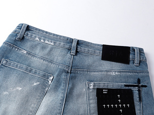 <span class=keywords><strong>Jeans</strong></span> da <span class=keywords><strong>Uomo</strong></span> di Alta Qualità RTA, Stile Vintage Y2k, Lavaggio Acido, Pantaloni Streetwear, Vestibilità Slim e Dritta, <span class=keywords><strong>Jeans</strong></span> R+A per <span class=keywords><strong>Uomo</strong></span> - Product Image 5