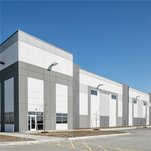 แบบแปลนอาคารโครงสร้างเหล็ก <span class=keywords><strong>ราคา</strong></span> โกดังสำเร็จรูป อพาร์ทเมนต์โครงสร้างเหล็กสูง โรงแรม - Product Image 4