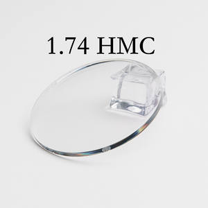 光学レンズ反射防止コーティングシングルビジョンビジョン効果1.74 ASP HMC UV400グリーン眼鏡レンズ卸売 - Product Image 2