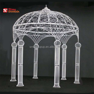 Grande Chuppah in Ferro Battuto <span class=keywords><strong>per</strong></span> Decorazioni Eleganti da <span class=keywords><strong>Giardino</strong></span>, Sfondo Metallico <span class=keywords><strong>per</strong></span> Matrimoni - Product Image 4