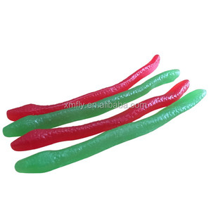 Caramelo gomoso en forma <span class=keywords><strong>de</strong></span> <span class=keywords><strong>serpiente</strong></span> personalizado <span class=keywords><strong>de</strong></span> alimentos saludables Halal al por mayor - Product Image 3