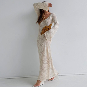 ملابس Y2K للسيدات مثيرة ملفوفة ، فساتين للنساء Bodycon الرقبة معلقة مفتوحة الظهر فستان ضمادة الصيف/ - Product Image 6