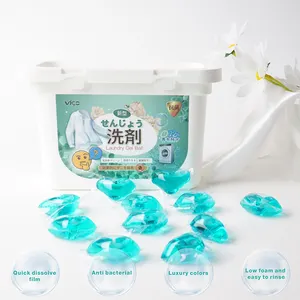 Pakaian Bayi Gel Cair Sekali Pakai Deterjen Cair Deterjen Ajaib Lavender Laundry Pods