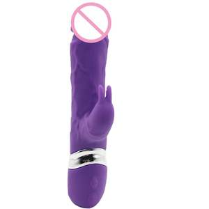 Dropshipping Dames Dubbele Kop Konijn Vibrator Grote Siliconen <span class=keywords><strong>Dildo</strong></span> voor G-Spot Masturbatie Seks Speelgoed - Product Image 6