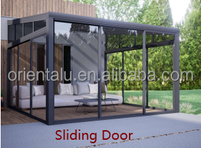 Fixe En Aluminium de Style Véranda Hiver Jardin Conservatoire Salle De Verre Serre Préfabriquée Système Toit <span class=keywords><strong>Solarium</strong></span> Modulaire - Product Image 5