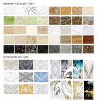 Feuille de marbre UV flexible imperméable à l'eau panneaux muraux en PVC décoration intérieure panneau de feuille de marbre UV en PVC