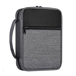 Funda Protectora para Biblia Resistente al Agua, Color Gris, con Asas y Diseño con Cremallera, para Niños, Talla <span class=keywords><strong>XL</strong></span> - Product Image 1