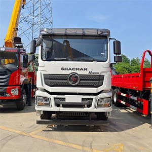 Camion Shacman avec grue à prix d'usine, 6x4, grue à bras droit de 12 tonnes à vendre - Product Image 4