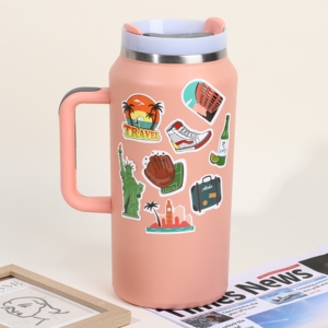 Autocollants en papier autocollants durables pour la décoration <span class=keywords><strong>de</strong></span> produits, boîtes cadeaux, étiquettes <span class=keywords><strong>de</strong></span> produits, impression personnalisée <span class=keywords><strong>de</strong></span> logo, conception DIY - Product Image 3