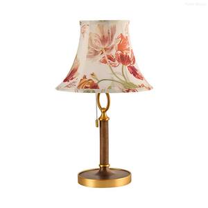 Abat-jour en tissu blanc moderne et luxueux avec décoration en métal, lampe de chevet LED tactile, adapté pour les hôtels - Product Image 5