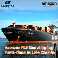Transitaire maritime DDP Chine-USA-Canada-Royaume-Uni-Allemagne-Australie, agent d'expédition porte-à-porte LOADSTAR SHIP LCL+Express avec assurance