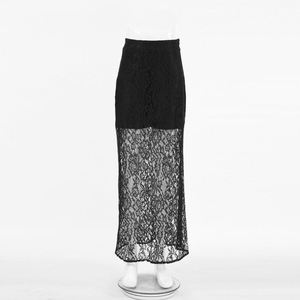 Jupe Longue Sexy en Dentelle pour Dames Mûres, Transparente, Longueur Midi, Vêtements d'Été 2024, Dropshipping Mode - Product Image 4