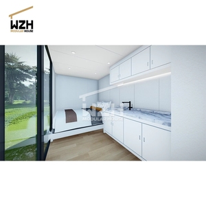 苹果家居吊舱舱吊舱40英尺后现代防水防火预制房屋套件，带卧室和车间 - Product Image 4