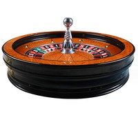 Goldfarbenes Hochwertiges Professionelles 32-Zoll-Roulette-Rad zum Verkauf
