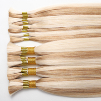 Extensions de Cheveux Naturels Russes en Gros, Cheveux Humains Vierges Bruts, Fournisseur d'Usine, Remy, Cuticules Alignées