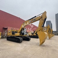 Excavatrice hydraulique sur chenilles CAT 333 d'occasion, 32,9 tonnes, équipement de travaux civils pour la construction de fondations, CAT340 CAT336 CAT330