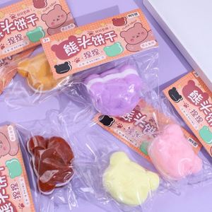 Slime Taba Mini Bear Cream Cake, Juguete Antiestrés para Niños y Adultos, Hecho de Silicona, Unisex - Product Image 6