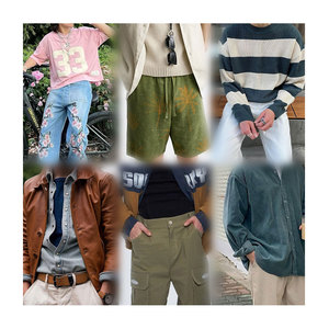 Hot Selling Men's Summer Mixed Clothing Leisure Used Short Sleeved Men's T-shirts Pants Men's Polo Shirts Are Randomly Shipped - Product Image 2