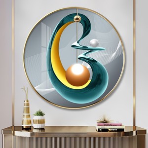 L'entrée fait face à la porte <span class=keywords><strong>de</strong></span> la véranda décorative, style européen <span class=keywords><strong>de</strong></span> luxe <span class=keywords><strong>haut</strong></span> <span class=keywords><strong>de</strong></span> <span class=keywords><strong>gamme</strong></span>, peinture sur porcelaine en cristal rond - Product Image 4
