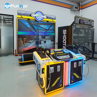 Jeux d'arcade à pièces, tir au pistolet, machine de jeu d'arcade intérieure, 2 joueurs pour parc d'attractions