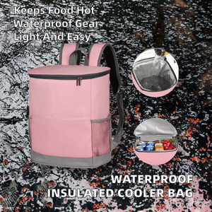 Outdoor Waterproof Thermal Cooler Backpack 15L PE <b>Material</b> Lightweight Insulated for 24h Hot/Cold Retention Food Use - Product Image 2