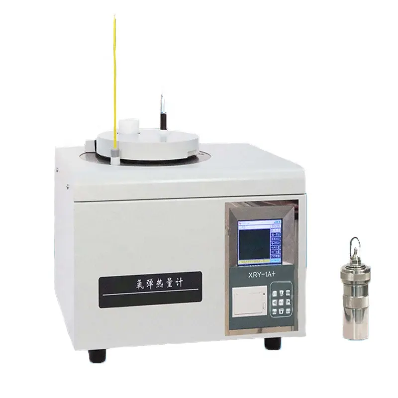 Benzinli dizel oksijen bombası kalorimetre ekipmanı için XRY-1A + oksijen bombası ısı ölçer