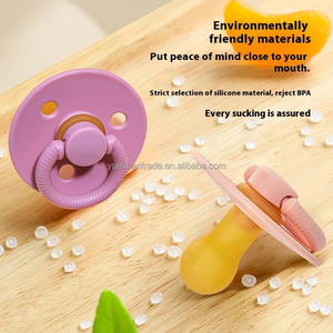 Sucette en silicone Lovey de qualité alimentaire pour bébé nouveau design sans BPA pour bébé sucette de dentition douce personnalisée en silicone pour bébé - Product Image 5