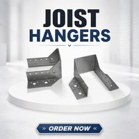 Support de poutre galvanisé en métal, fixation murale, plaqué zinc, pour maçonnerie