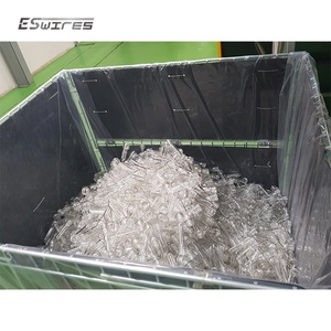 Nhiệm vụ nặng nề thép nhẹ Q235 vật nuôi phôi lưu trữ dây lưới <span class=keywords><strong>container</strong></span> với tấm <span class=keywords><strong>PP</strong></span> - Product Image 6