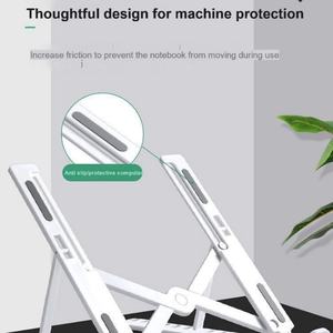 Soporte para Portátil de Diez Niveles Totalmente Compatible, Soporte Elevador de Plástico con Disipación de Calor N3, Ajustable, Plegable y con Almacenamiento - Product Image 5