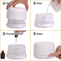 Mini diffuseur d'arôme Timable Usage domestique Ultransmit Diffuseur d'arôme d'intérieur avec lumière