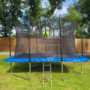 Zoshine Superior Bounce Outdoor Trampoline with Entertainment Accessories Rectangular Fitness Trampoline for Kids&amp;adults - Product Image 1