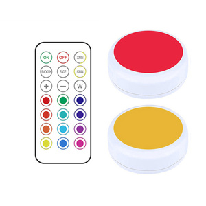 Lampe de nuit à <span class=keywords><strong>LED</strong></span> télécommandée à intensité variable 13 couleurs <span class=keywords><strong>sous</strong></span> l'armoire lumineuse <span class=keywords><strong>cuisine</strong></span> vitrine escalier armoire placard décor lampe - Product Image 6