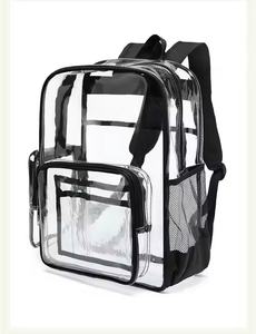 Mochila de estudiante impermeable de moda con monograma PVC transparente para estudiantes de secundaria - Product Image 6