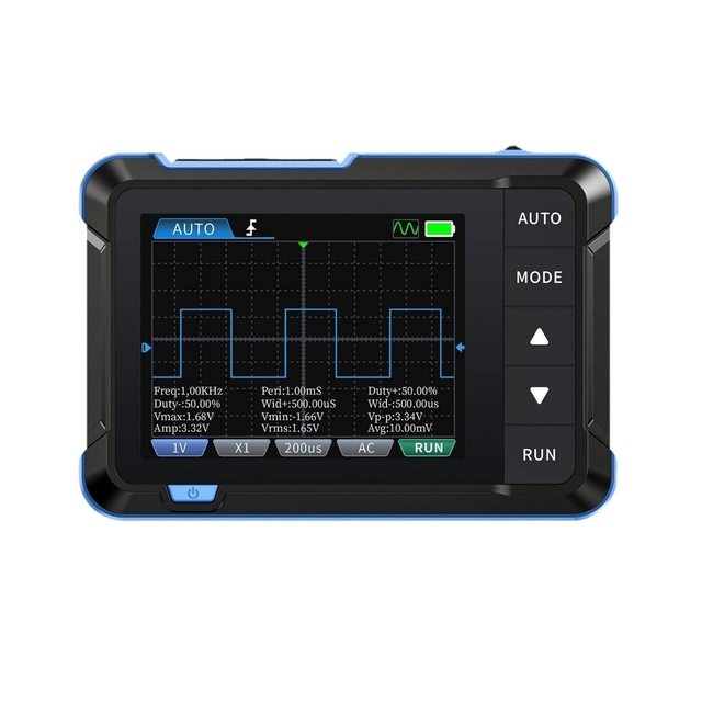 BSSY)FNIRSI DSO153 Standard Digital Portable Oscilloscope Signal Generator 2in1 1MHz Bandwidth Electronics Repair Tools