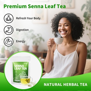 Thé détoxifiant aux feuilles de séné en sachet triangulaire, pur et naturel, de haute qualité, alternative saine au thé, herbe amincissante - Product Image 5
