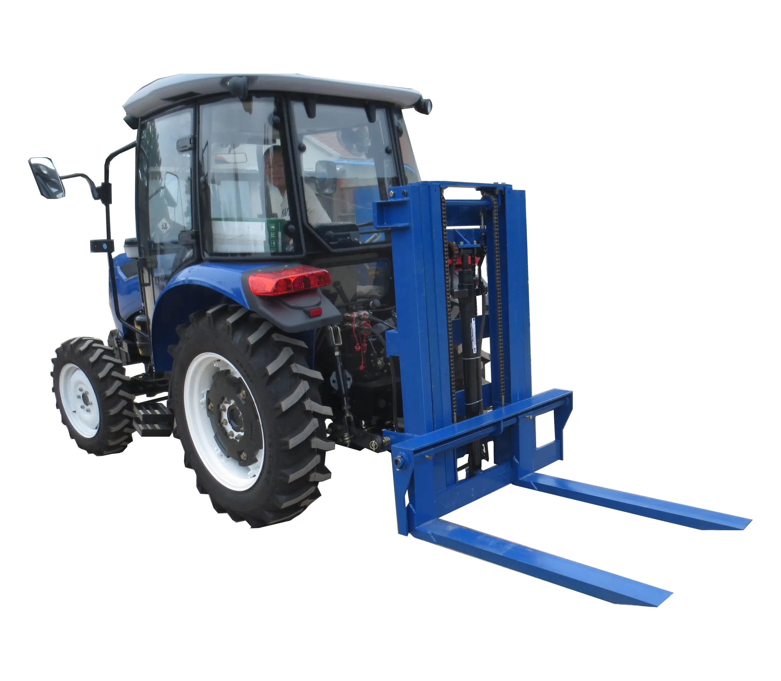 Granja aplicar 4wd montado en tractor hidráulico 3-punto de la carretilla elevadora para venta