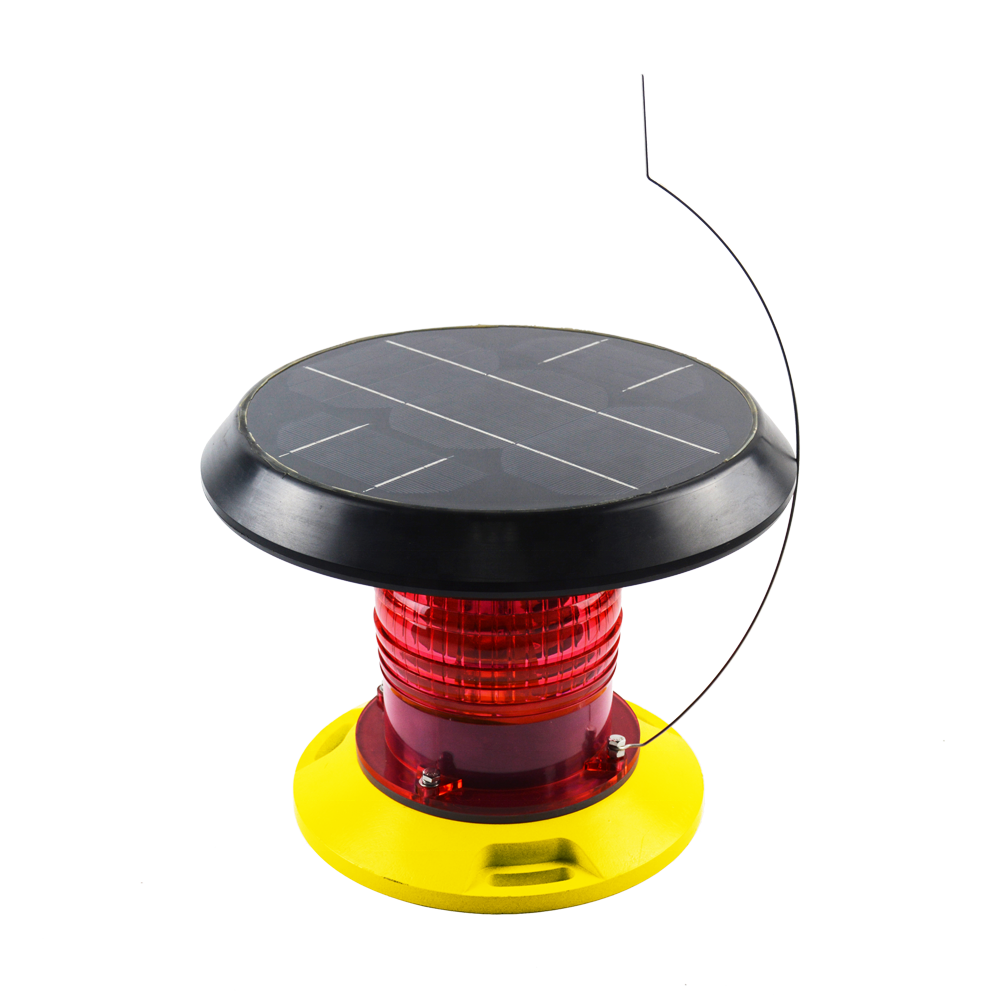 FAA L864 сигнальная башня средней интенсивности на солнечной батарее, световой ограничитель авиации